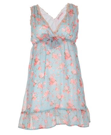Mint Flower Dress