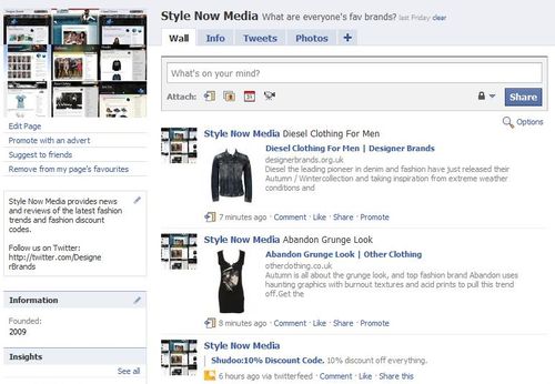 Style Now Media Face Book