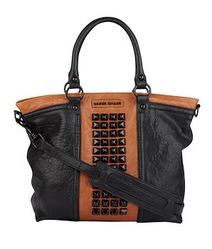 Karen Millen Small Studded Leather Tote