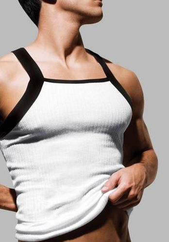 2xist Essential Contrast Square Cut Tank