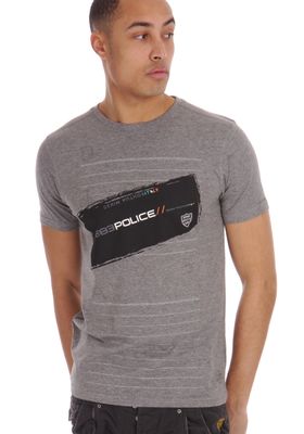 883 Police Zegna Marl Grey T-Shirt