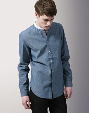 Acne Chambray Grandad Shirt