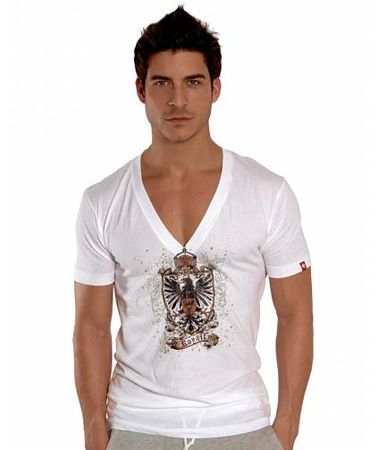 Andrew Christian Royalty Deep V T-Shirt