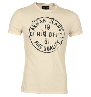 Armani Jeans Cream T-Shirt
