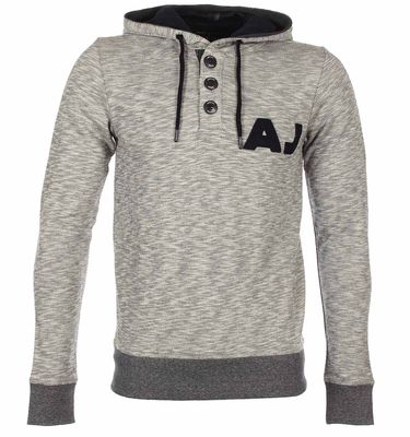 Armani Jeans Grey Hooded Sweatshirt