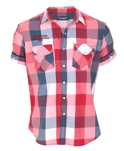 BC London Check Red Shirt