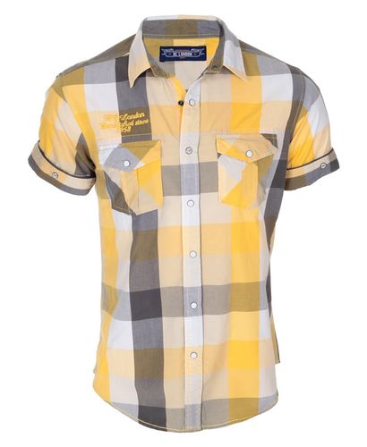 BC London Check Yellow Shirt