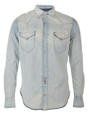 Blood & Glitter Ranch Paleface Denim Shirt