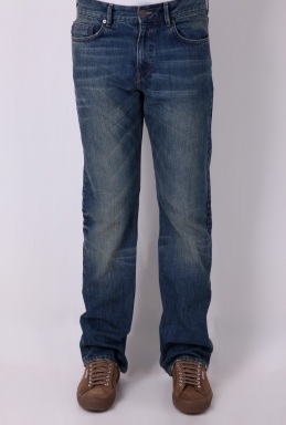 Burberry Blue Vintage Wash Straight Leg Jeans