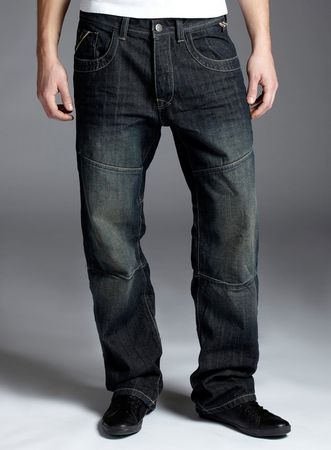 Drift King Relaxed Mid Blue Jeans