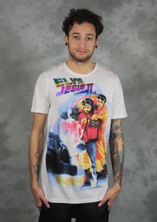 Elvis Jesus Delorean T-Shirt