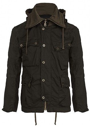 Firetrap Cargo Funnel Neck Jacket