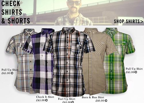Fly53 Mens Check Shirts