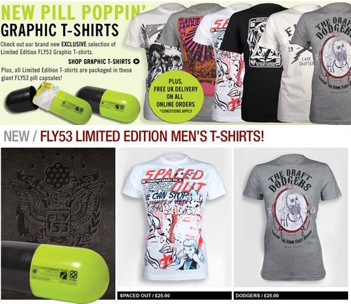 Fly 53 Pill Poppin T-Shirts