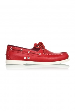 KG by Kurt Geiger Red Two Tone Deck Shoes