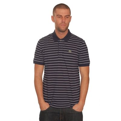 Lacoste Navy Stripped Polo Shirt