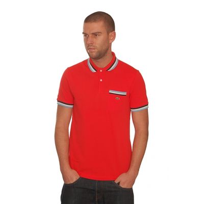 Lacoste Red Trim Polo Shirt