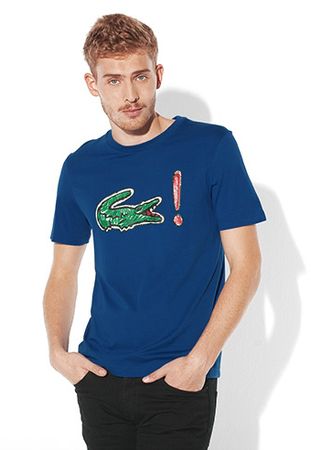 Lacoste T-Shirt With Fancy Croco Print