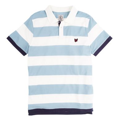 Lyle & Scott Heritage Block Stripe Polo Top