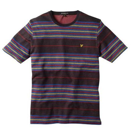 Lyle & Scott Jacquard Stripe T-Shirt