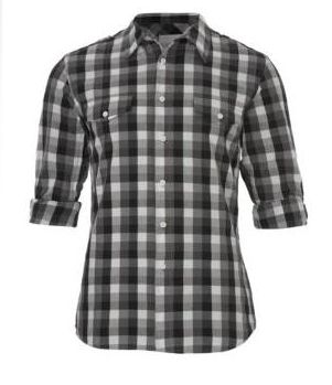 New Look Rolled Up Checked Shirt