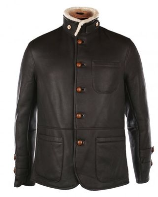 Oliver Spencer Brown The Sheep Skin Jacket