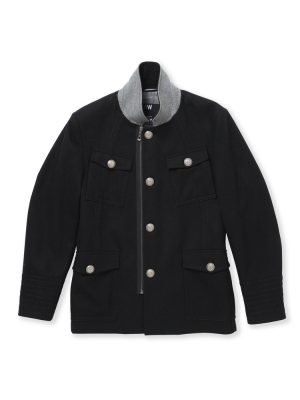 Peter Werth Black Military Jacket