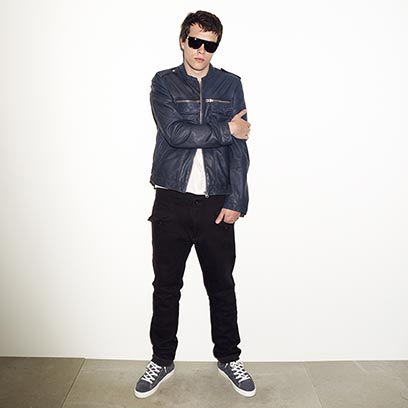 Reiss Storm Leather Jacket
