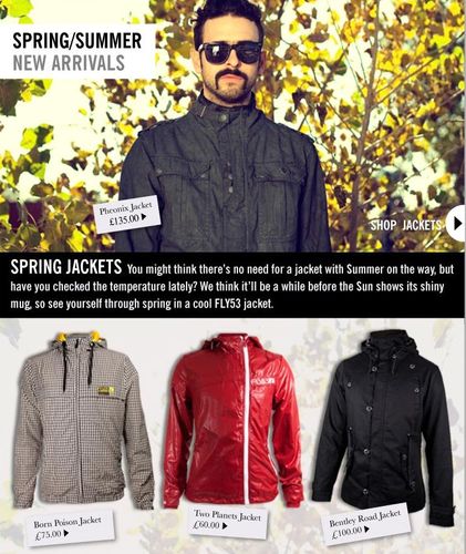 Fly53 Mens Jackets