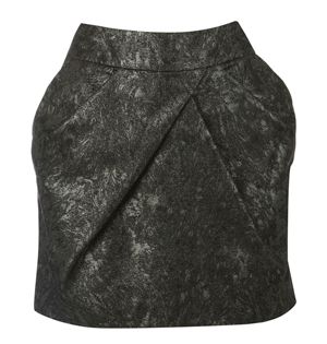 Karen Millen Metallic Mini Skirt