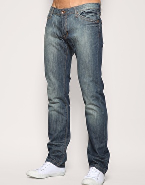 Mango Steve Slim Washed Jeans