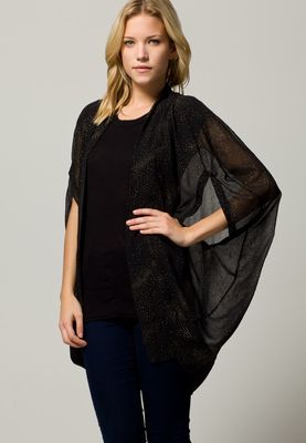 Reverse Black Shimmer Blouse