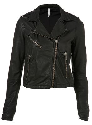 Topshop Leather Biker Jacket