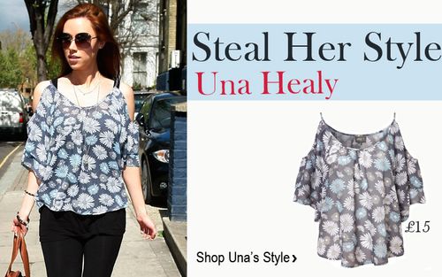 Una Healy Apricot Daisy Top
