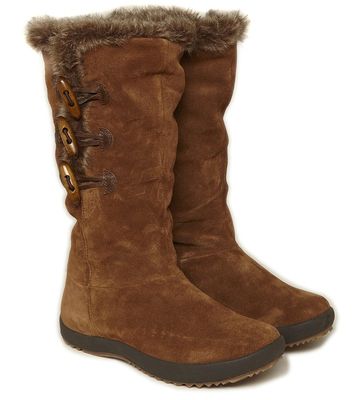 White Stuff Toggle Fur Boot