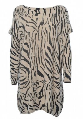 AX Paris Abstract Animal Print Knit Dress