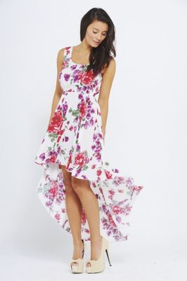 AX Paris Floral Drop Back Maxi Dress