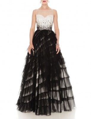 Aftershock Aquarian Dip Dyed Evening Gown