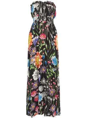 Billie & Blossom Multi Floral Bandeau Maxi Dress