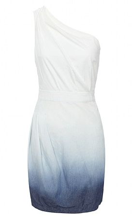 Firetrap Empress Blue Dip Bleach Dress