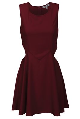 Glamorous Claire Burgundy Dress