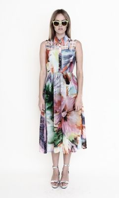 Goldie London Ginny Bright Waterfloral Dress