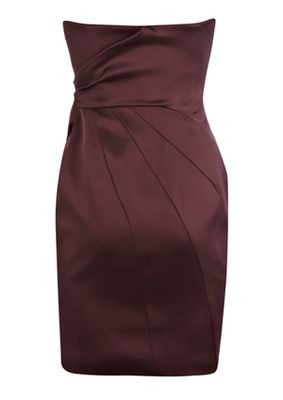 Karen Millen Folded Stretch Strapless Dress