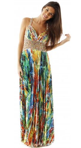 Koo Ture Ellie Digital Print Maxi Dress