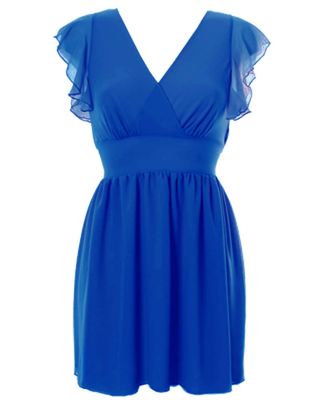 LOVE Royal Blue Chiffon Angel Dress