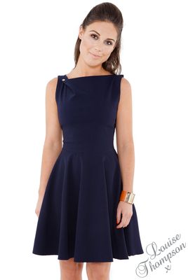 Louise Thompson Origami Skater Dress
