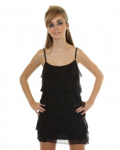 Love Black Ruffle Dress