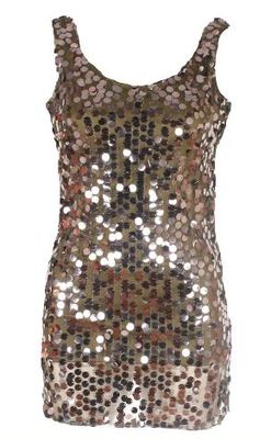 Madam Rage Disc Sequin Vest Dress