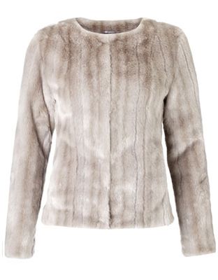 Monsoon Cynthia Fur Jacket