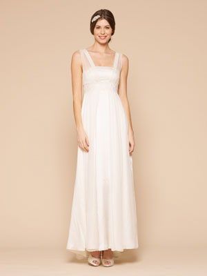Wedding Dress Shop Online on Monsoon Lorton Trim Bridal Dress   Fully Lined  Concealed Side Zip
